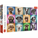 Žaidimų zona | PC | Konsolės | Priedai // Edukaciniai žaislai | Interaktyvūs | Kūrybi&scaron;ki | Meni&scaron;ki // Puzzle - 1000 - Zabawne psie portrety - Trefl 10462