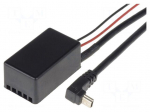 Automotive power supply | USB mini plug | Sup.volt: 12&divide;24VDC | 0.9m