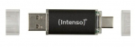 Intenso Twist Line USB flash drive 256 GB USB Type-A / USB Type-C 3.2 Gen 1 (3.1 Gen 1) Anthracite