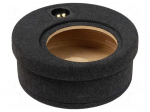 Car loudspeaker enclosure | MDF | gray melange | textil | 15l | 250mm