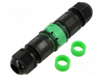 Connector: AC supply | screw terminal | IP68 | Body: black