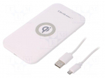 Inductance charger | white | Standard: Qi,Quick Charge 3.0 | 5&divide;9VDC