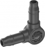 Gardena Micro-Drip-System L-piece 4.6mm (3/16), connection (dark grey, 10 pieces, model 2023)