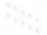 Sleeve | 10pcs | Alfa Romeo,Fiat,Lancia | L: 19mm | polyamide | natural