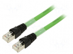 Patch cord | S/FTP | Cat 6a | RJ45 plug,both sides | stranded | Cu | 5m