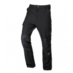 Spodnie robocze Mix&Match, 4 way stretch, czarno-pomarańczowe, rozmiar M