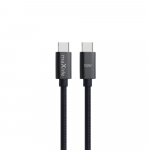 Plan&scaron;etdatori ir plan&scaron;etinių kompiuterių priedai // USB Kabeliai // Maxlife kabel mxuc-12 usb-c &ndash; usb-c 2,0 m 100w czarny
