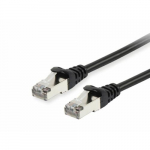 Equip Patchkabel Cat6 S/FTP 2xRJ45 50.00m Black LSZH polietileno mai&scaron;elis