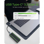 Korpusas Icy Box USB-C 3.2 Gen 2 - M.2 NVMe SSD RGB (IB-1824ML-C31)