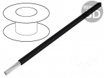 Wire | EcoWire | stranded | Cu | 14AWG | black | MPPE | 600V | 30,5m