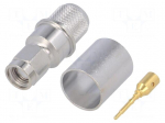 Plug | SMA | male | straight | 50&Omega; | B7810A,B9913,CNT-400,LMR400