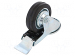Transport wheel | &Oslash;: 80mm | W: 25mm | H: 105mm | 50kg | Mat: rubber