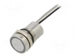 Switch: capacitive | Pos: 2 | SPST-NO | 0.01A/12VDC | IP68 | OFF-(ON)