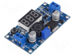 Converter: step down | Uout: 1.25&divide;37V | Uin: 4&divide;40V | 3A | 88% | 66x36mm
