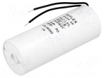 Capacitor: motors, run | 40uF | 450V | &Oslash;45x114mm | -25&divide;70&deg;C | &plusmn;10% | V: 7