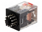 Relay: electromagnetic | 3PDT | Ucoil: 110VAC | 10A | max.250VDC