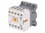 Contactor: 3-pole | NO x3 | Auxiliary contacts: NC | 230VAC | 12A | IP20