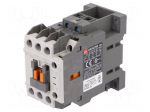 Contactor: 3-pole | NO x3 | Auxiliary contacts: NO + NC | 230VAC | 22A