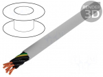 Wire | JZ-500-PUR | 7G6mm2 | unshielded | 300/500V | PUR | Cu | stranded