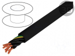 Wire | JZ-600 | 5G4mm2 | unshielded | 0.6/1kV | PVC | Cu | stranded | black
