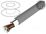 Wire | Alpha Essential C&C | 4x2x24AWG | Al-PET foil | PVC | dark grey