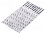 Temperature indicator | 10pcs | Accur: &plusmn;1% | 138&divide;188&deg;C | Resol: 5&divide;8&deg;C