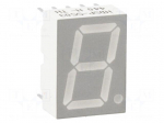 Display: LED | 7-segment | 14.22mm | 0.56" | No.char: 1 | red | 0.9&divide;2.8mcd