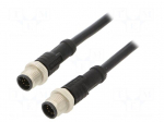 Cable: for sensors/automation | PIN: 10 | M12-M12 | 1m | plug | plug