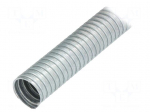 Protective tube | &Oslash;Braid : 32mm | galvanised steel | natural | IP40