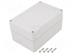 Enclosure: multipurpose | X: 100mm | Y: 150mm | Z: 75mm | ZP | ABS | IP67