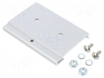DIN rail mounting bracket | aluminium | 75mm | Rail: TS35