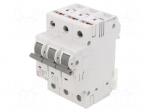 Circuit breaker | 230/400VAC | Inom: 20A | Poles: 3 | Charact: D | 6kA