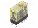 Relay: electromagnetic | DPDT | Ucoil: 24VDC | Icontacts max: 8A | RJ