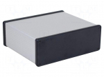 Enclosure: with panel | 1455 | X: 160mm | Y: 191mm | Z: 66mm | aluminium