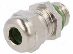 Cable gland | M8 | 1.25 | IP68 | brass | HSK-MINI