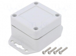 Enclosure: multipurpose | X: 60mm | Y: 60mm | Z: 40mm | ZP | ABS | IP67