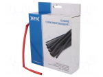 Heat shrink sleeve | glueless | 2: 1 | 6.4mm | L: 9m | red | polyolefine