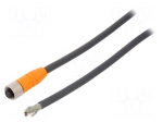 Cable: for sensors/automation | M12 | PIN: 8 | straight | 10m | plug