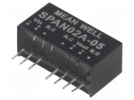 Converter: DC/DC | 2W | Uin: 9&divide;18VDC | Uout: 5VDC | Iout: 0&divide;400mA | SIP8