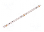 LED tape | RGB | 5050 | LED/m: 60 | 10mm | white PCB | IP65 | 14.4W/m | 24VDC