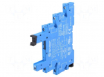 Socket | PIN: 5 | 6A | 250VAC | for DIN rail mounting | screw terminals