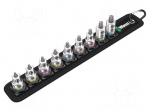 Wrench-set | socket bits,Torx&reg; | 3/8" | 35mm | Kit: socket bits 3/8"