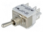 Switch: toggle | Pos: 2 | DPDT | ON-ON | 15A/250VAC | 15A/12VDC | 600H