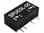 Converter: DC/DC | 3W | Uin: 21.6&divide;26.4VDC | Uout: 5VDC | Iout: 600mA | SIP