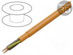 Wire | PUR-ORANGE-JB | 4G2.5mm2 | unshielded | 300V,500V | Cu | stranded