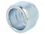 Straight terminal connector | galvanised steel