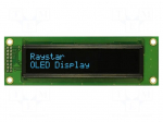 Display: OLED | alphanumeric | 20x2 | Dim: 116x37x9.8mm | blue | PIN: 16