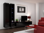 Cama Living room cabinet set VIGO 3 black/black gloss