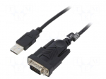 USB to RS232 converter | D-Sub 9pin plug,USB A plug | 1.5m