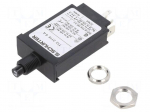 Circuit breaker | 240VAC | 28VDC | 6A | SPST | Poles: 1 | screw | T12-211
